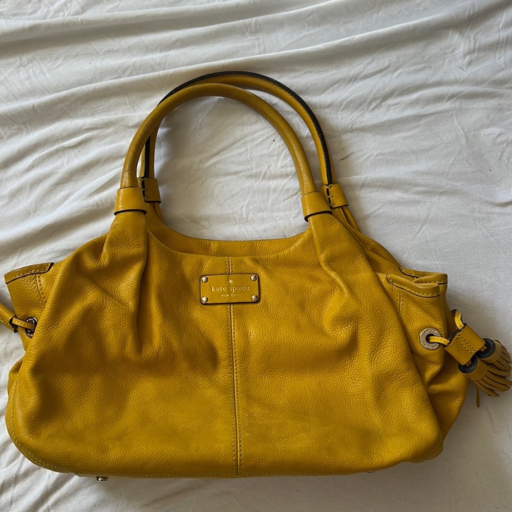 Kate Spade Vintage Yellow Leather Bag